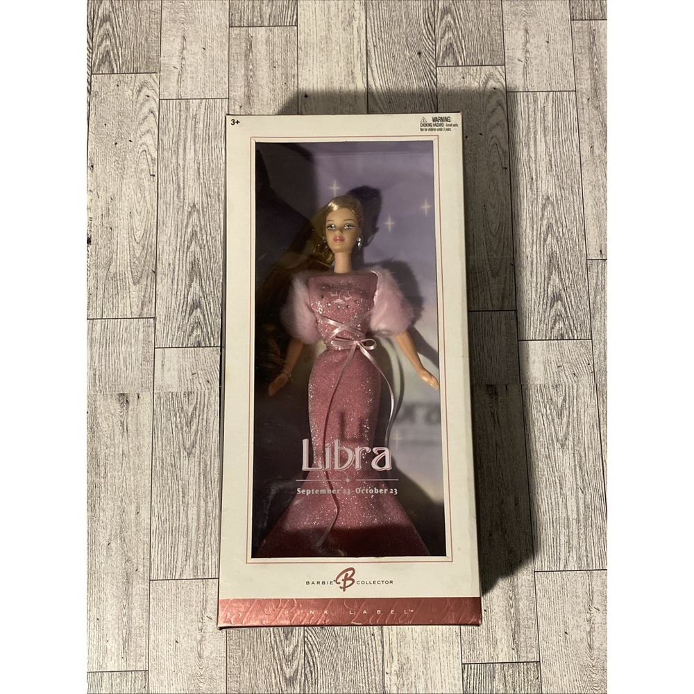 2004 Libra Zodiac Barbie • Pink Label Collector • Mattel • Limited Edition NIB